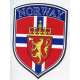 Decal -  Norway Crest Flag